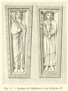 Tombes de Childebert et de Chilpéric Ier - French School