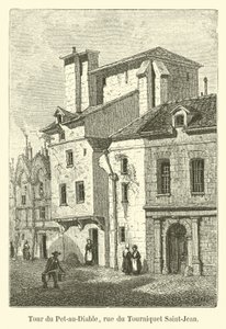 Tour de Pet-au-Diable, rue du Tourniquet Saint-Jean - French School