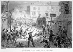 Prise des barricades de la Villette (26 juin 1848) - dans « Fastes de la Garde nationale de France »