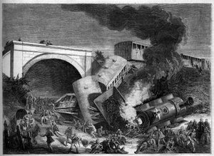 Accident de train sur le Northern Railway de Londres, Angleterre, le 3 septembre - French School