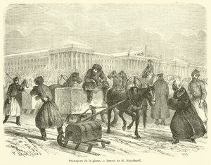 Transport de la glace - French School