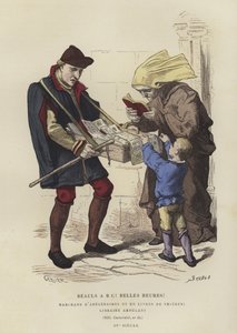 Libraire ambulant, 15ème siècle