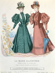 Deux femmes, de La Mode Illustrée, 1895