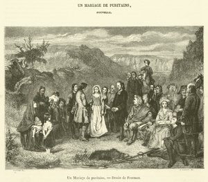 Un Mariage de puritains - French School