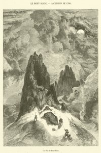 Une vue du Mont-Blanc - French School