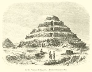 Une des Pyramides de Sakkarah - French School
