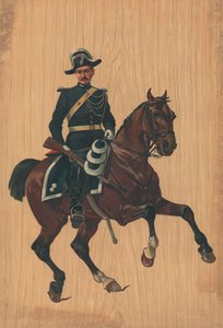 Soldat non identifié à cheval - French School