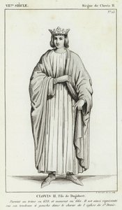 VIIe siècle, Règne de Clovis II, Clovis II, Fils de Dagobert - French School