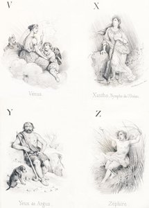 V X Y Z: Vénus, Xantho, Yeux, Zéphire