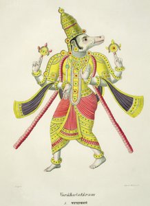 Varaha, gravé par de Marlet
