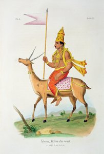 Vayu, gravé par C. de Motte (1785-1836) - French School