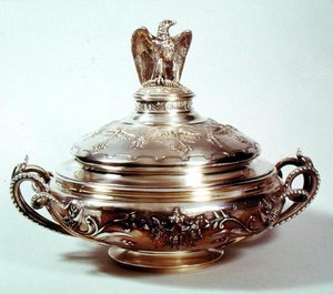Plat de légumes, Service Napoléon III, 1855 - French School