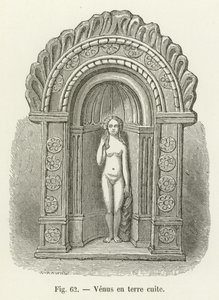Vénus en terre cuite - French School