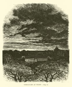 Versailles la nuit - French School