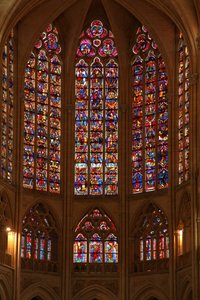 Vue représentant une vue du chœur
