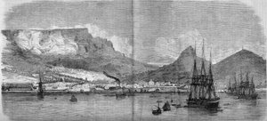Vue de la ville du Cap, Afrique du Sud
