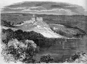 Vue de Castel Gandolfo, résidence d