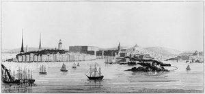 Vue de Stockholm, 1841