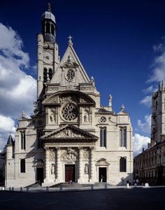 Vue de la façade de l