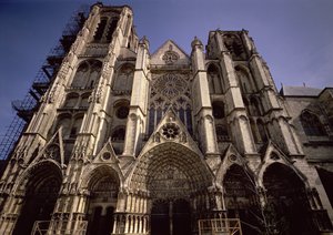 Vue de la façade ouest, 14e-16e siècle - French School