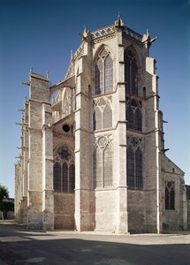 Vue du chevet de l