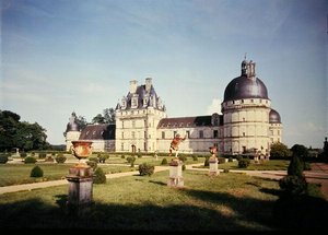 Vue de la façade est, construction commencée en 1540 - French School