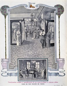 Vue des foires de vente du magasin « Au Louvre »