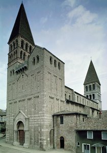 Vue de la façade ouest, 10e-11e siècle
