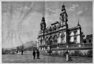 Vue extérieure du casino de Monte Carlo