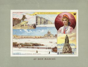 Vues de Saint-Pétersbourg - French School