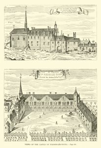 Vues du Château de Plessis-les-Tours - French School