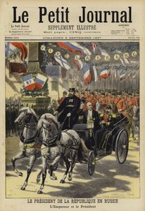 Visite du président français Félix Faure en Russie, 1897 - French School