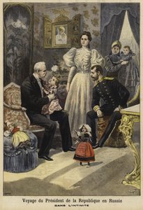 Visite du président français Félix Faure en Russie, 1897 - French School