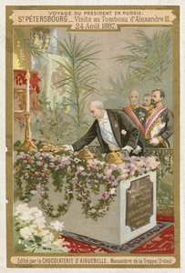 Visite du président français Félix Faure en Russie, 24 août 1897