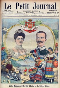 Vittorio Emanuele III di Savoia et Elena di Savoia - Roi Victor Emmanuel III et Reine Elena d