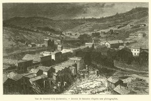 Vue de Central City, Colorado - French School
