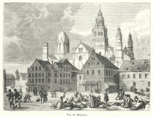 Vue de Mayence - French School