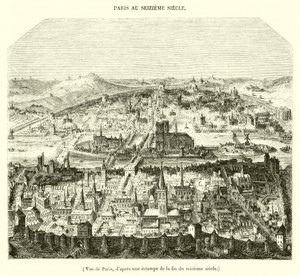Vue de Paris, d