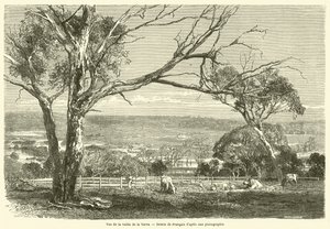 Vue de la vallée de la Yarra - French School