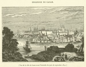 Vue de la ville de Casan avant l