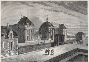 Vue du Château Royal de Monceaux - gravure de « L