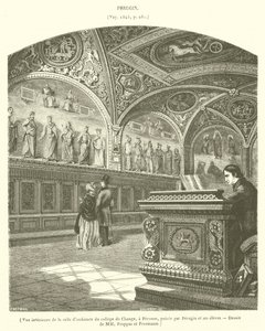 Vue intérieure de la salle d