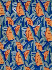 Design de papier peint par Maison Gaillard, pub. 1930 - French School