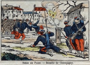 Guerre de 1870 entre la France et la Prusse : la bataille de Champigny ou la bataille de Villiers du 30/11 au 02/12/1870