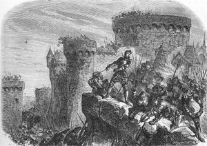 Guerre de Cent Ans (gravure) 1864 - French School