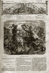 Guerres de Religion - Les Quarante-Cinq - Français et Flamands - La singulière bataille de Henri de Joyeuse (1563-1608) - Les bons romans 1864 - Alexandre Dumas Père