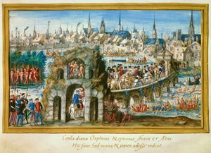 Spectacles nautiques organisés par la ville de Rouen à l