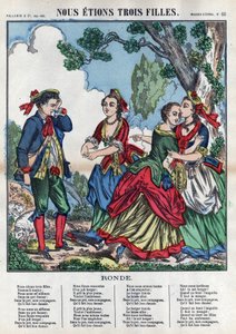 Nous étions trois filles. Trois filles jouant avec un berger et le mettant mal à l