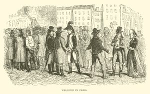 Bienvenue à Paris (gravure) - French School