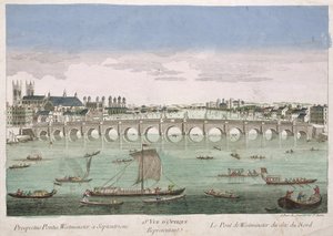 Pont de Westminster, Londres - French School